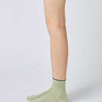 Cotton Fine Ribbed Short Socks