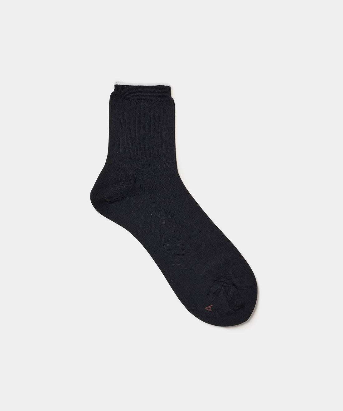 Cotton Fine Ribbed Short Socks