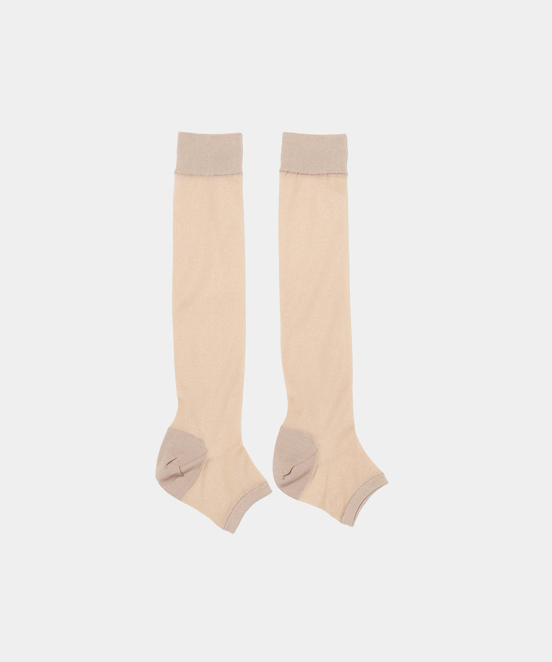 Toeless Sheer Knee High Socks