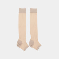 Toeless Sheer Knee High Socks