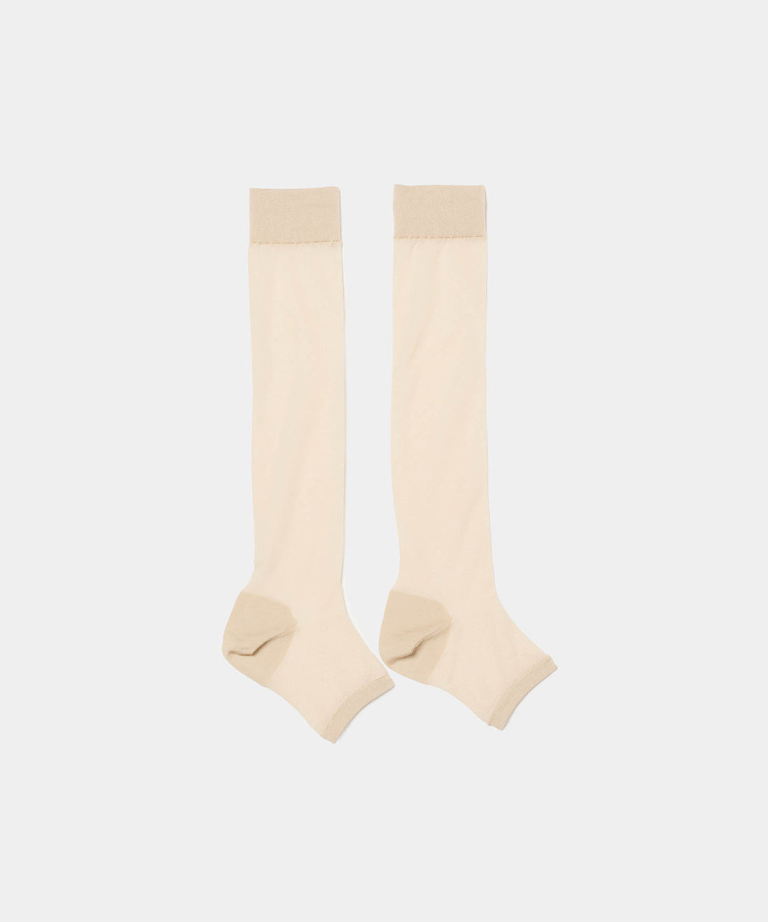 Toeless Sheer Knee High Socks