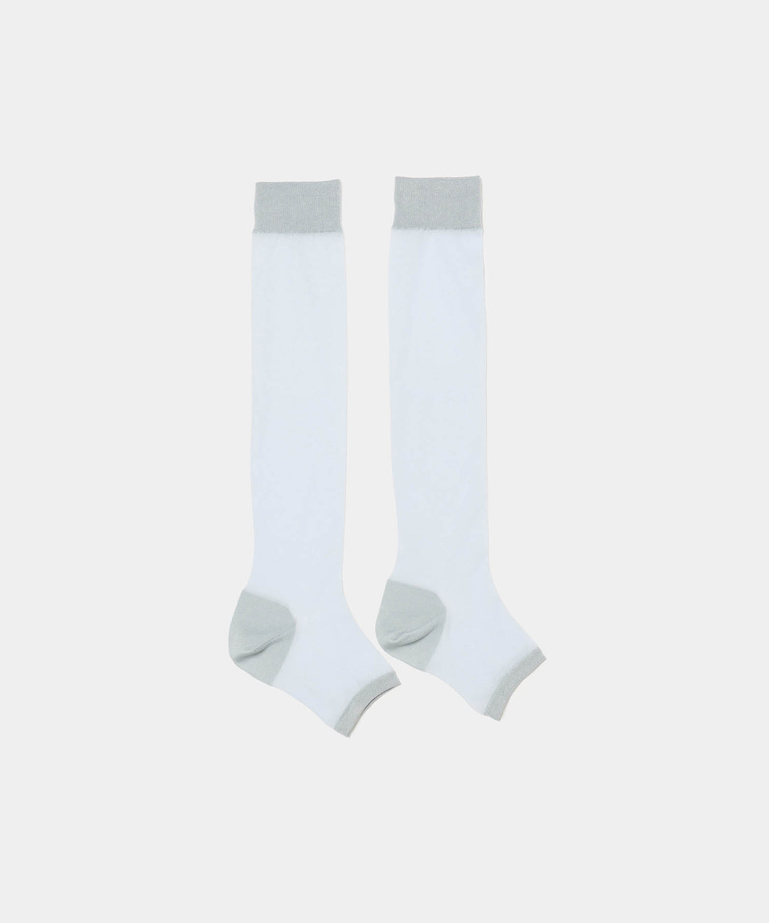 Toeless Sheer Knee High Socks