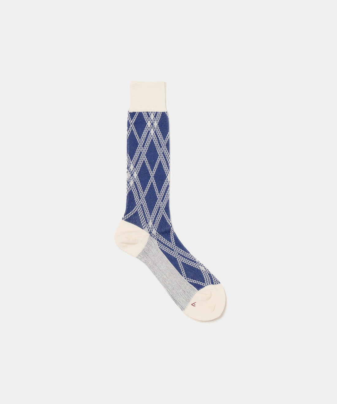 Jacquard Check Socks