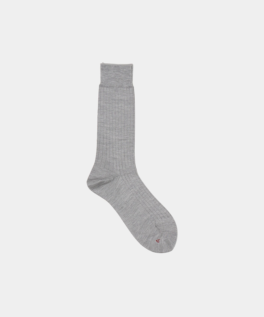 Silk Wide Ribbed Socks