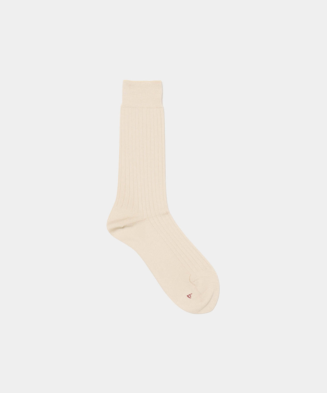 Silk Wide Ribbed Socks