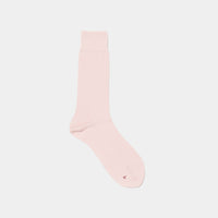 Silk Wide Ribbed Socks