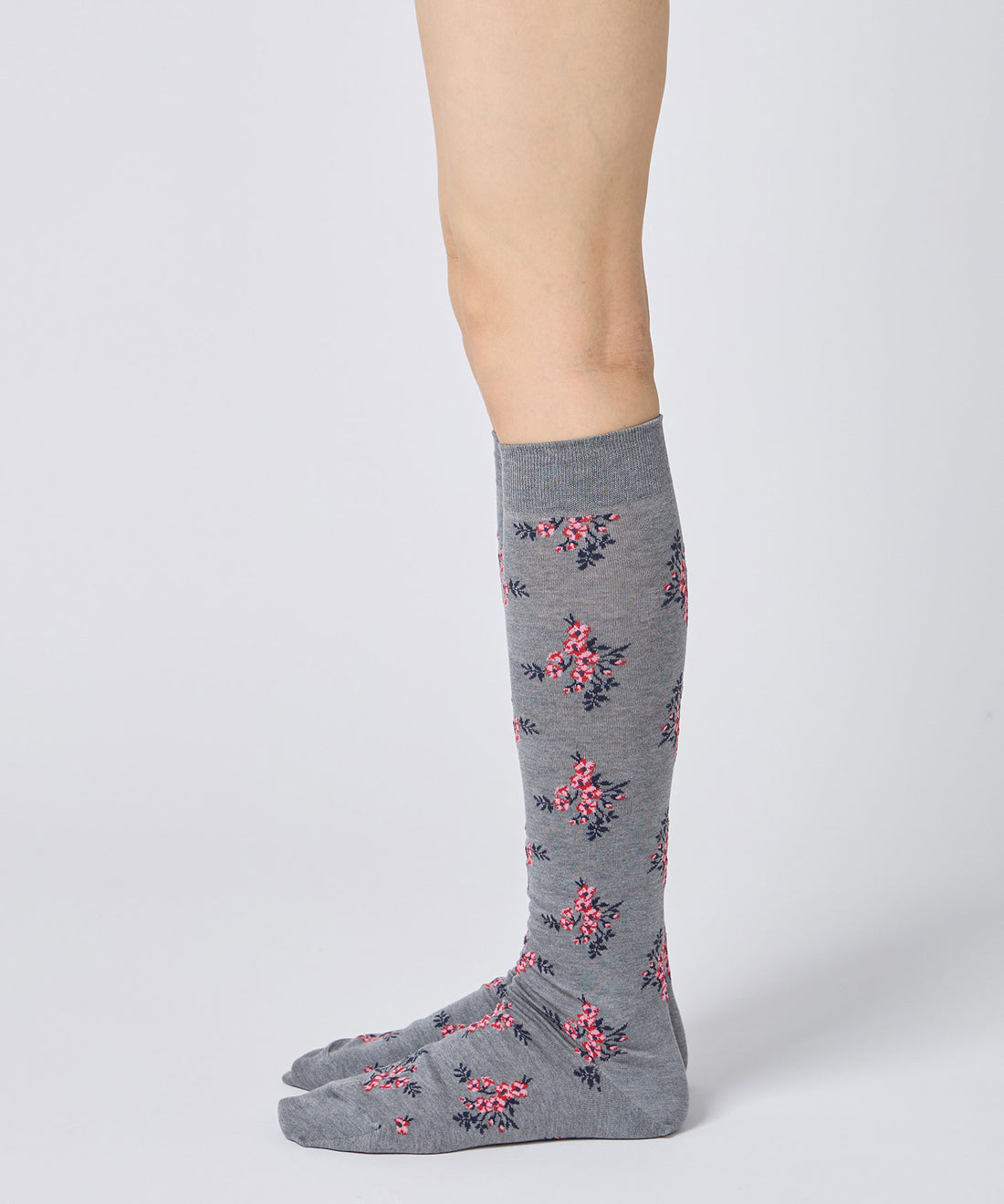 Floral Knee High Socks