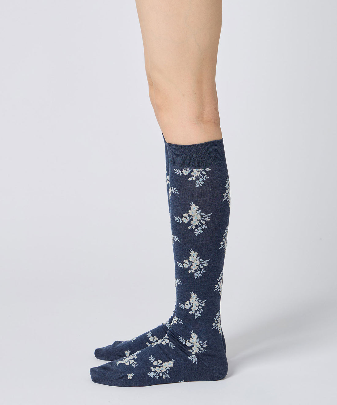 Floral Knee High Socks