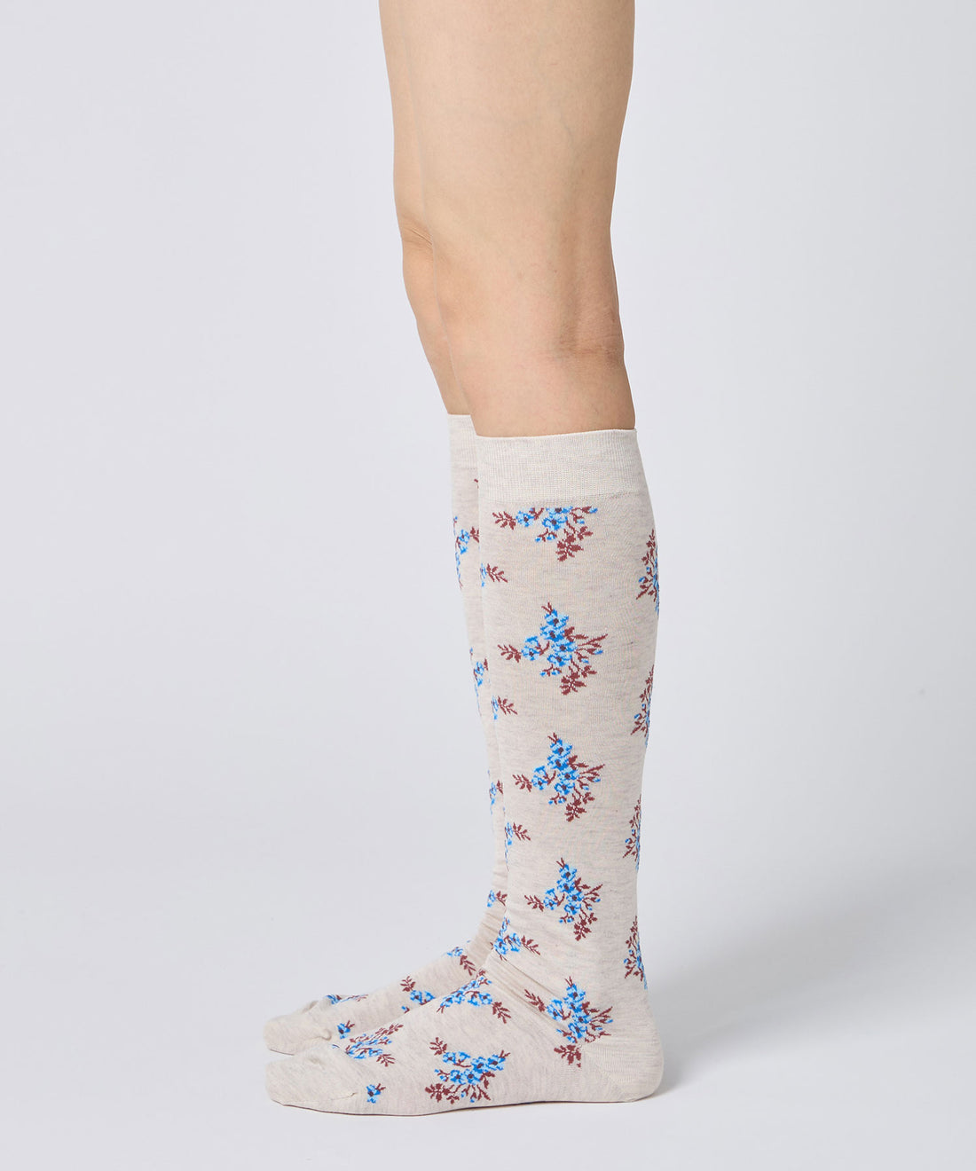Floral Knee High Socks