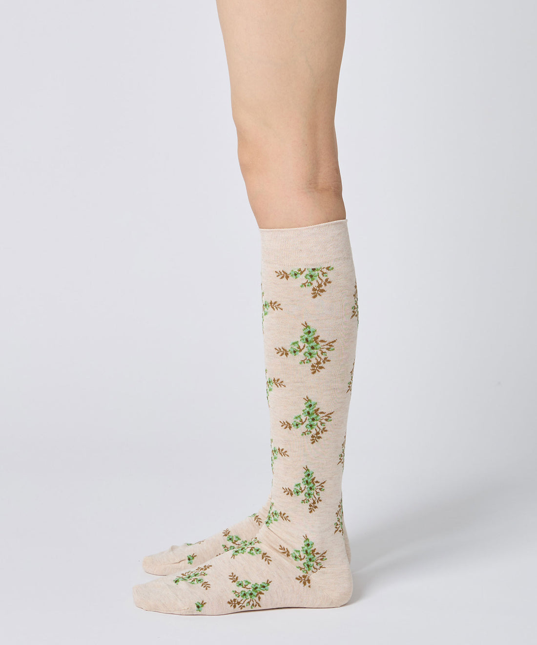Floral Knee High Socks