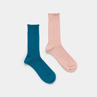 2 Pairs of Recycled Cotton Socks - MEN'S SIZE