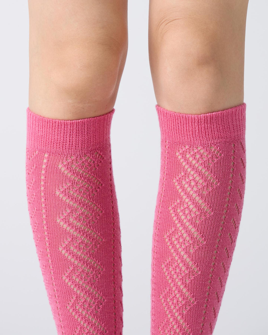 Eyelet Knee High Socks