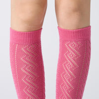 Eyelet Knee High Socks