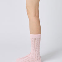 Organic Cotton Eyelet Socks