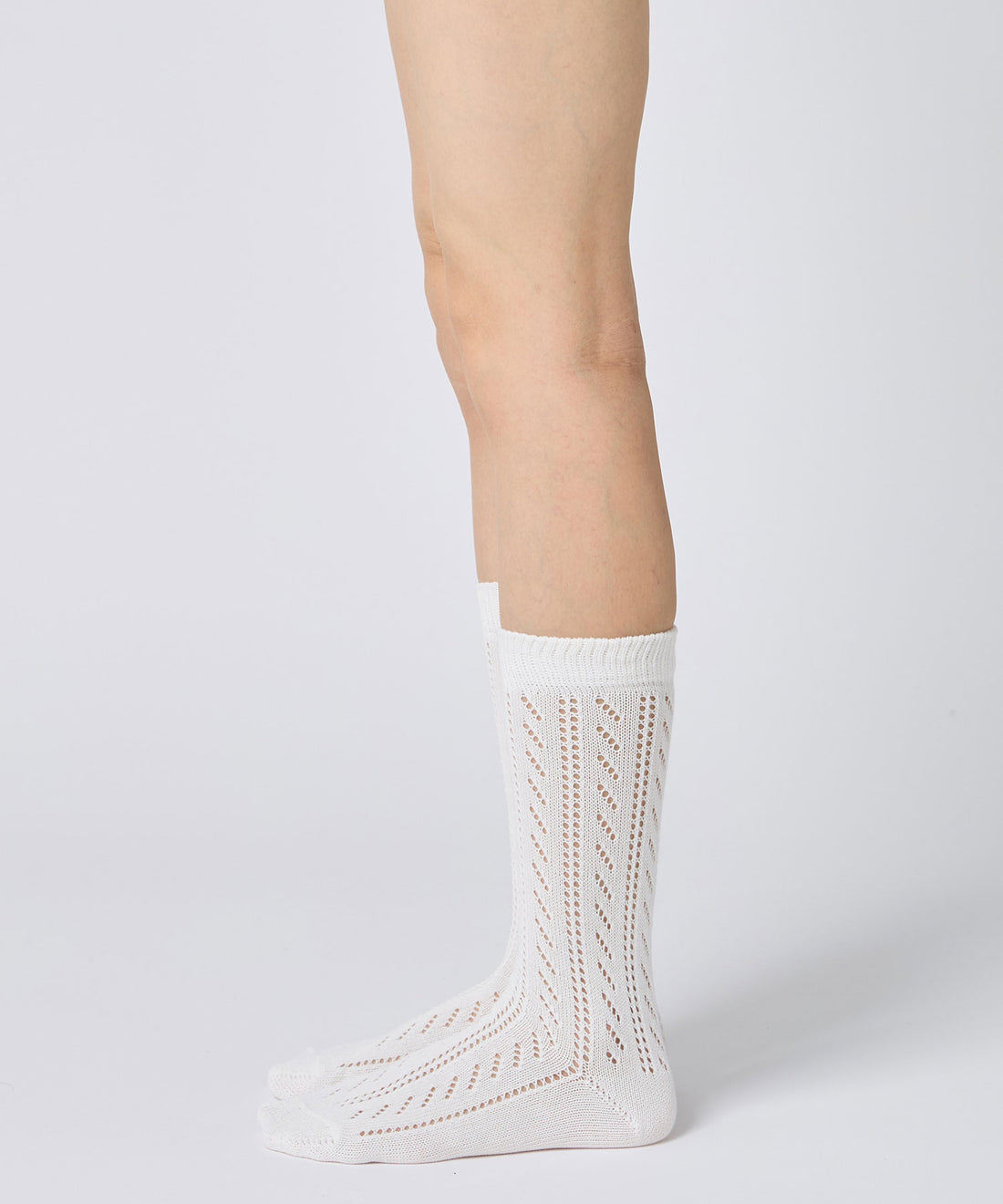 Organic Cotton Eyelet Socks