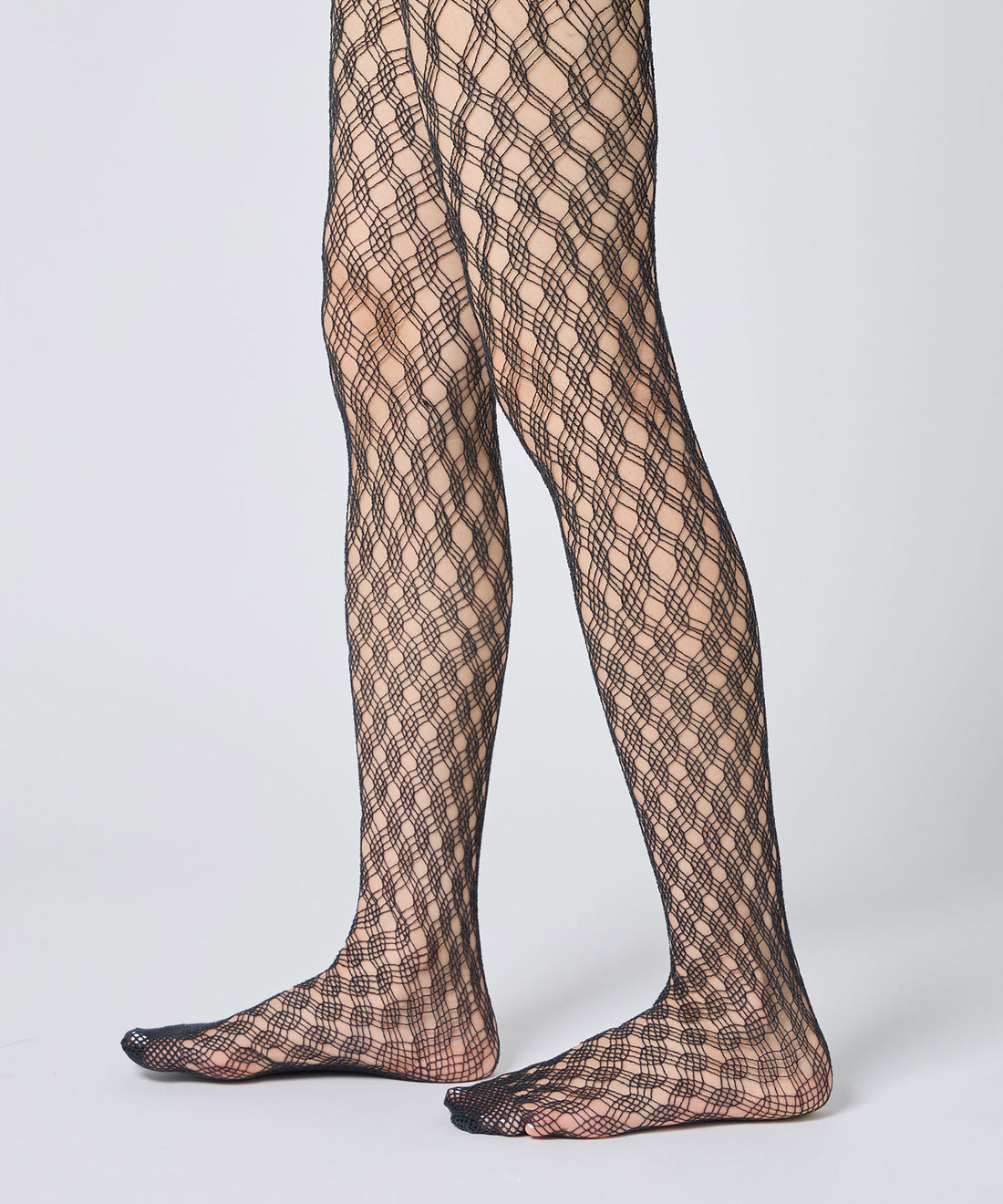Wavy Fishnet Tights