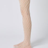 Wavy Fishnet Tights
