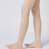 Wavy Fishnet Tights