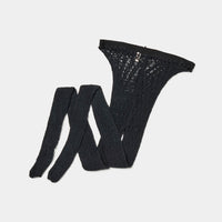 Wavy Fishnet Tights