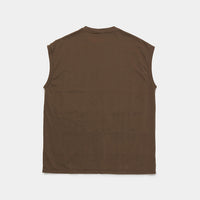 Square Patterned No-sleeve