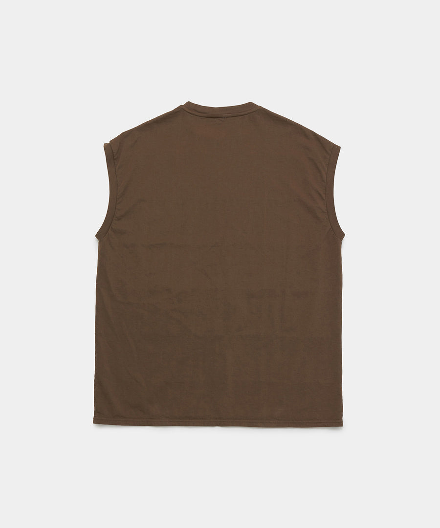 Square Patterned No-sleeve