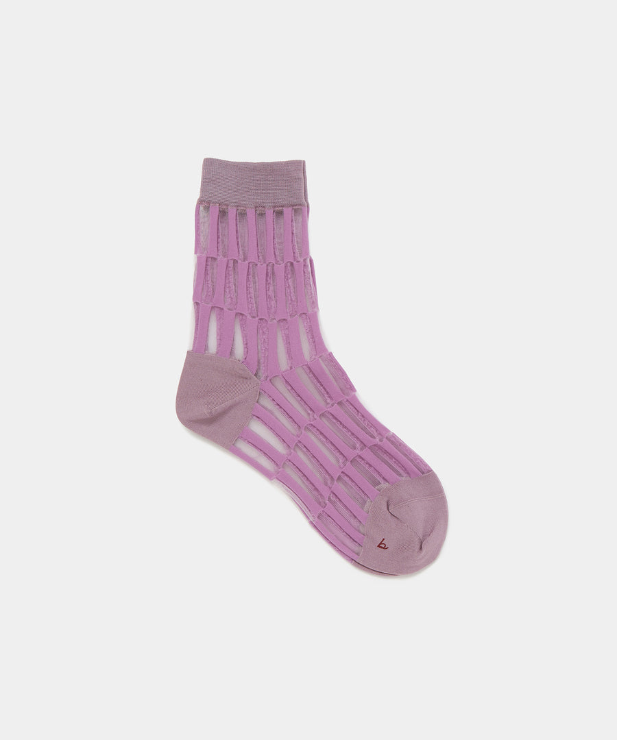 Transparent Stripe Socks